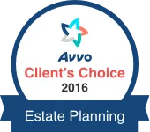 Avvo client's choice 2016 in estate planning